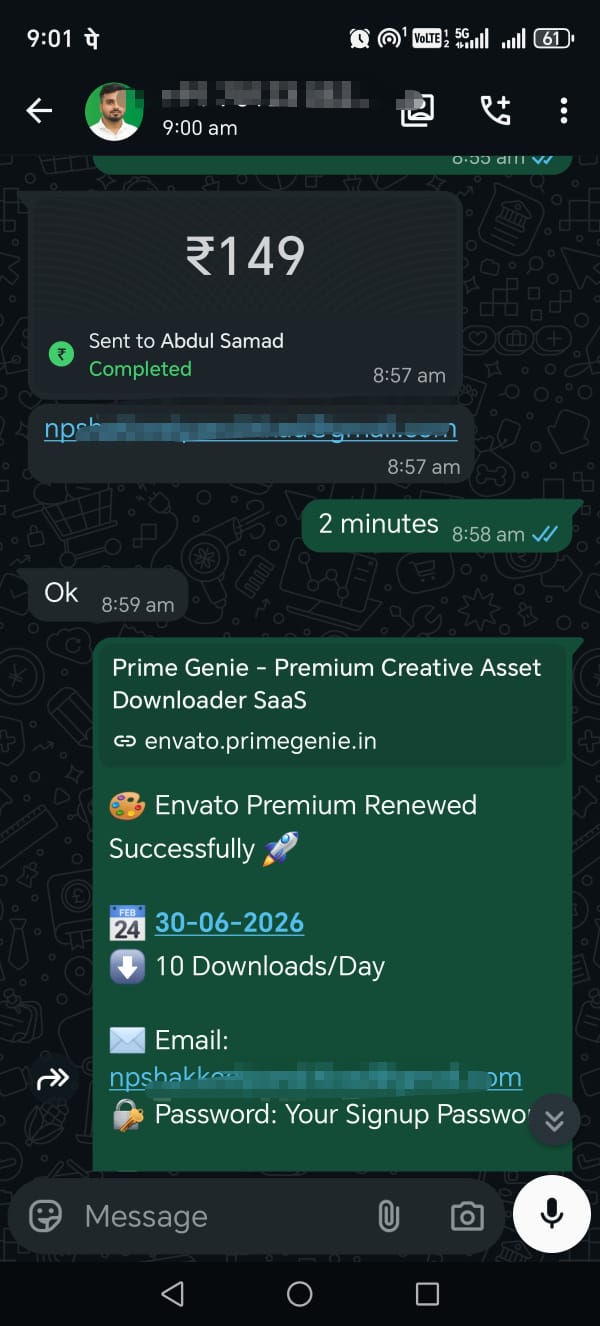 Prime Genie Group Buy designer tools subscription customer activation proof screenshot 55